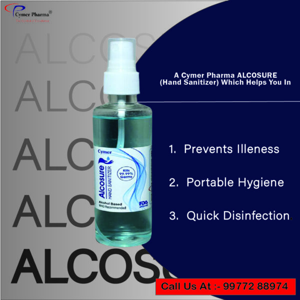 Best quality Hand sanitizer from cymer pharma
